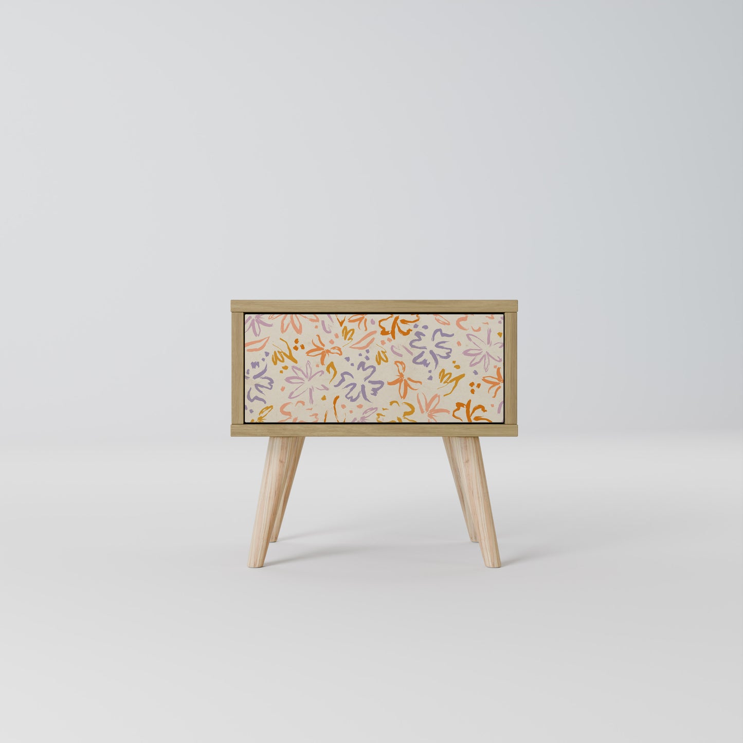 SPRING WHIMSY Nattduksbord i ekeffekt