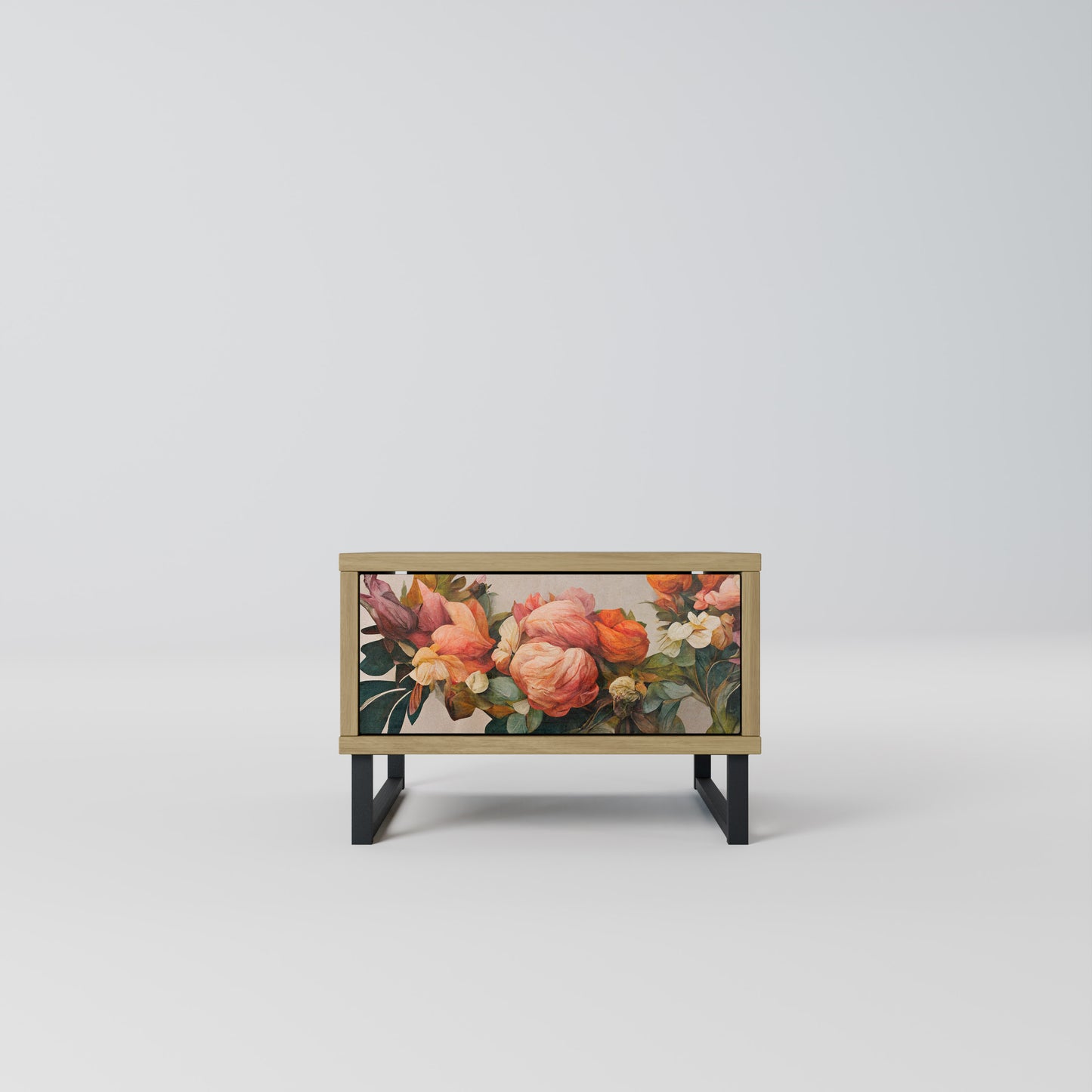 STYLISH BEAUTY Nattduksbord i Oak Effect
