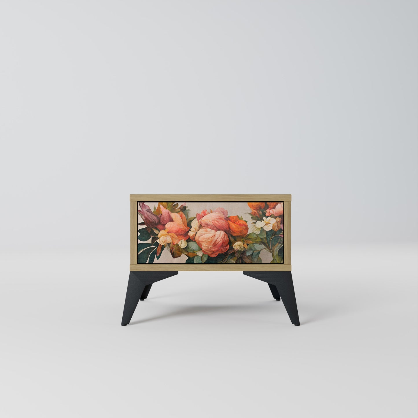 STYLISH BEAUTY Nattduksbord i Oak Effect