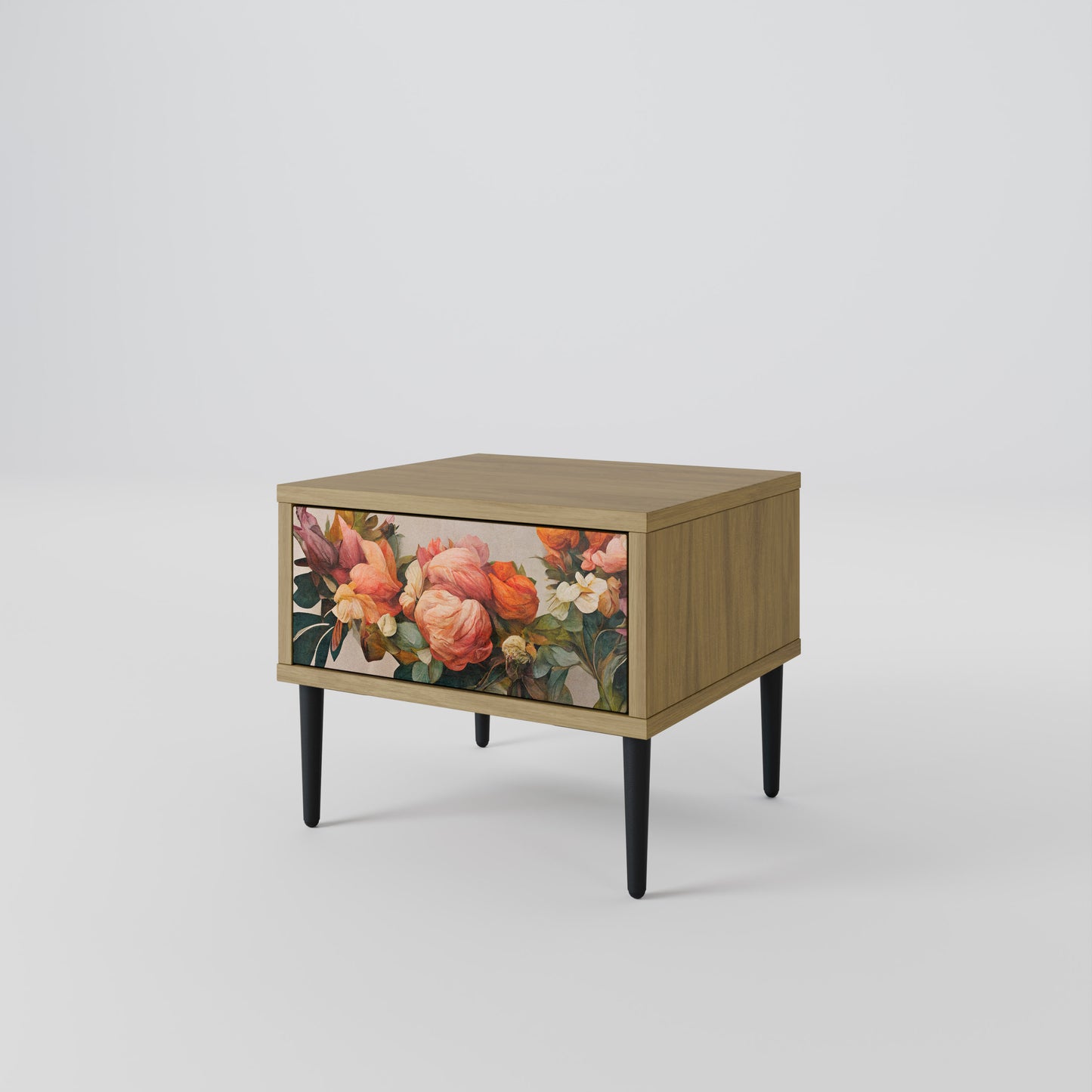 STYLISH BEAUTY Nattduksbord i Oak Effect
