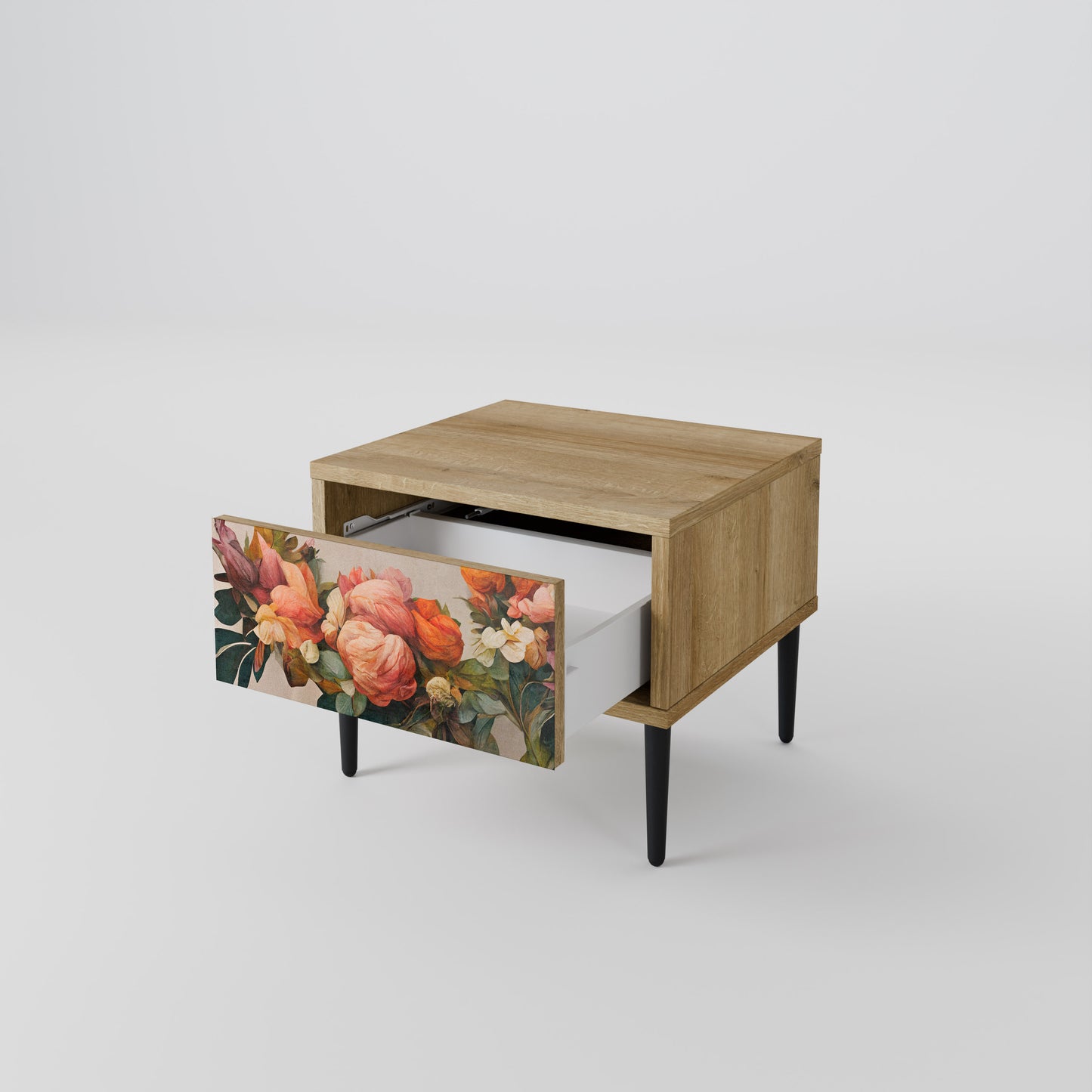 STYLISH BEAUTY Nattduksbord i Oak Effect