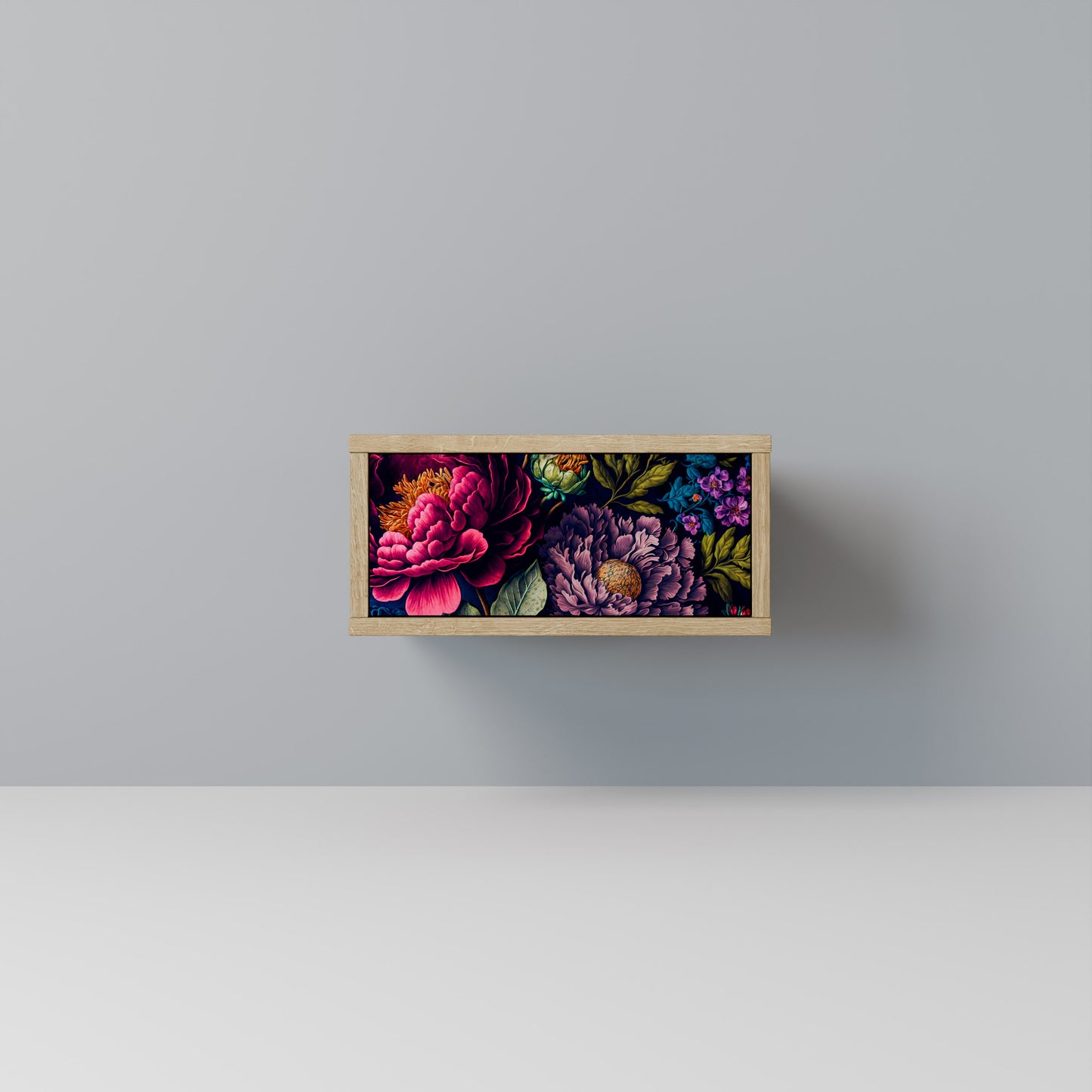 BLOOMING ELEGANCE Nattduksbord i ekeffekt