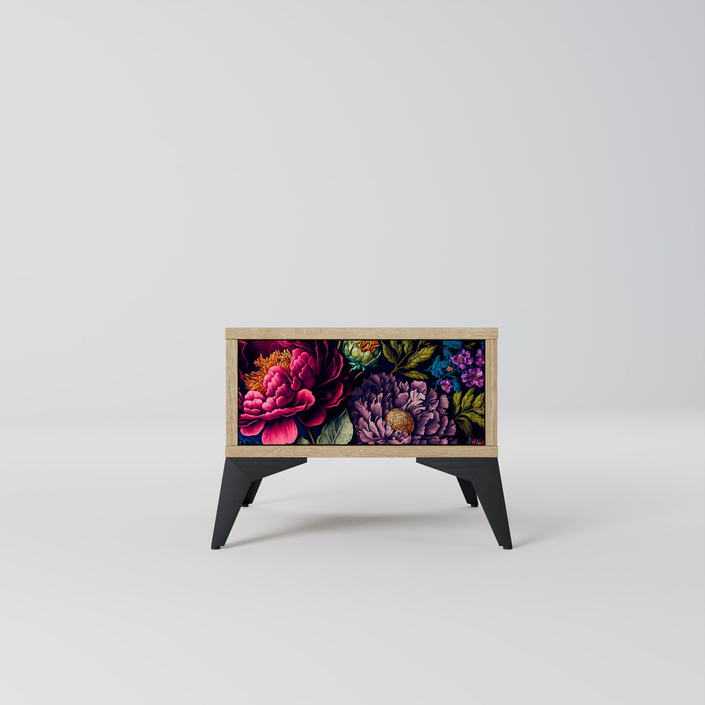 BLOOMING ELEGANCE Nattduksbord i ekeffekt