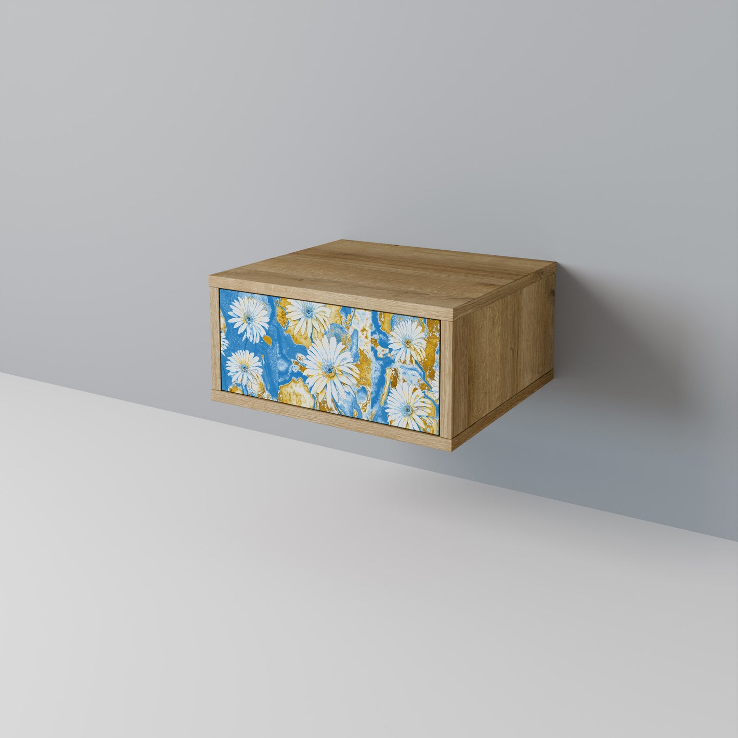 DAISY LUXE Nightstand in Oak Effect