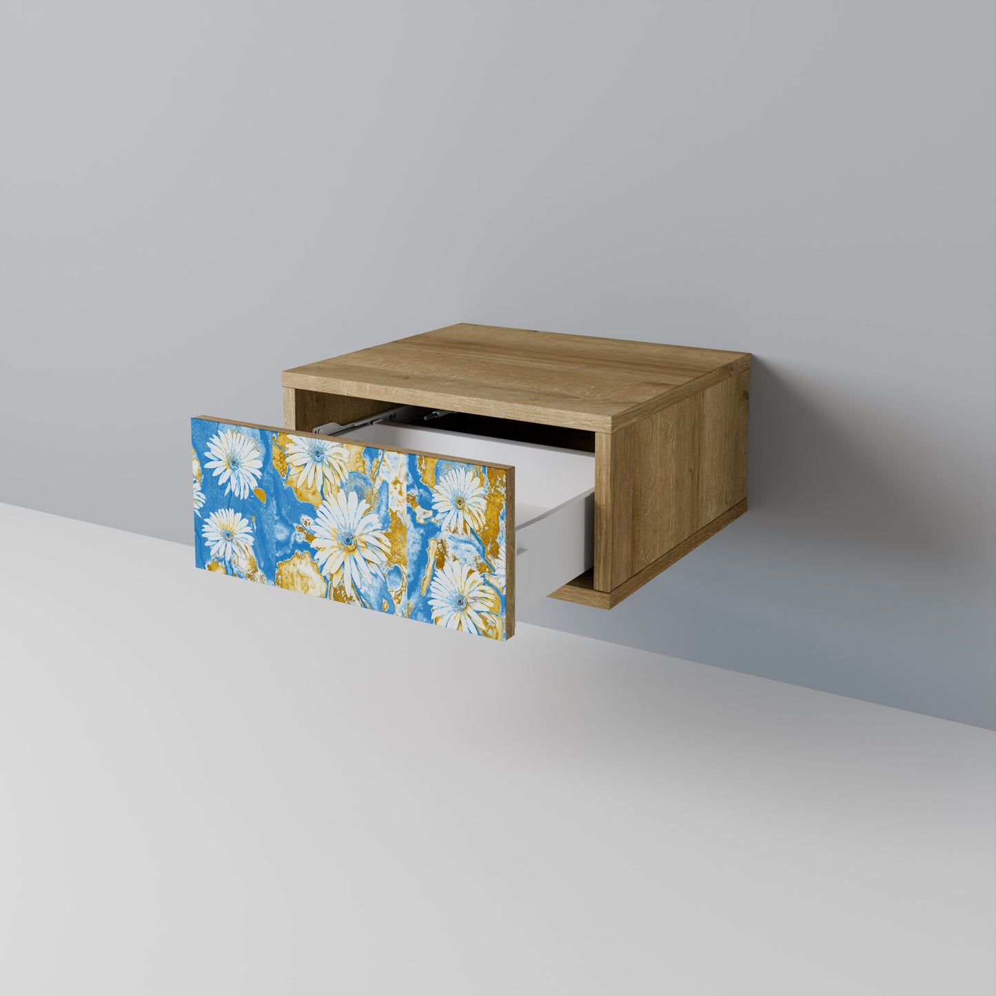DAISY LUXE Nightstand in Oak Effect