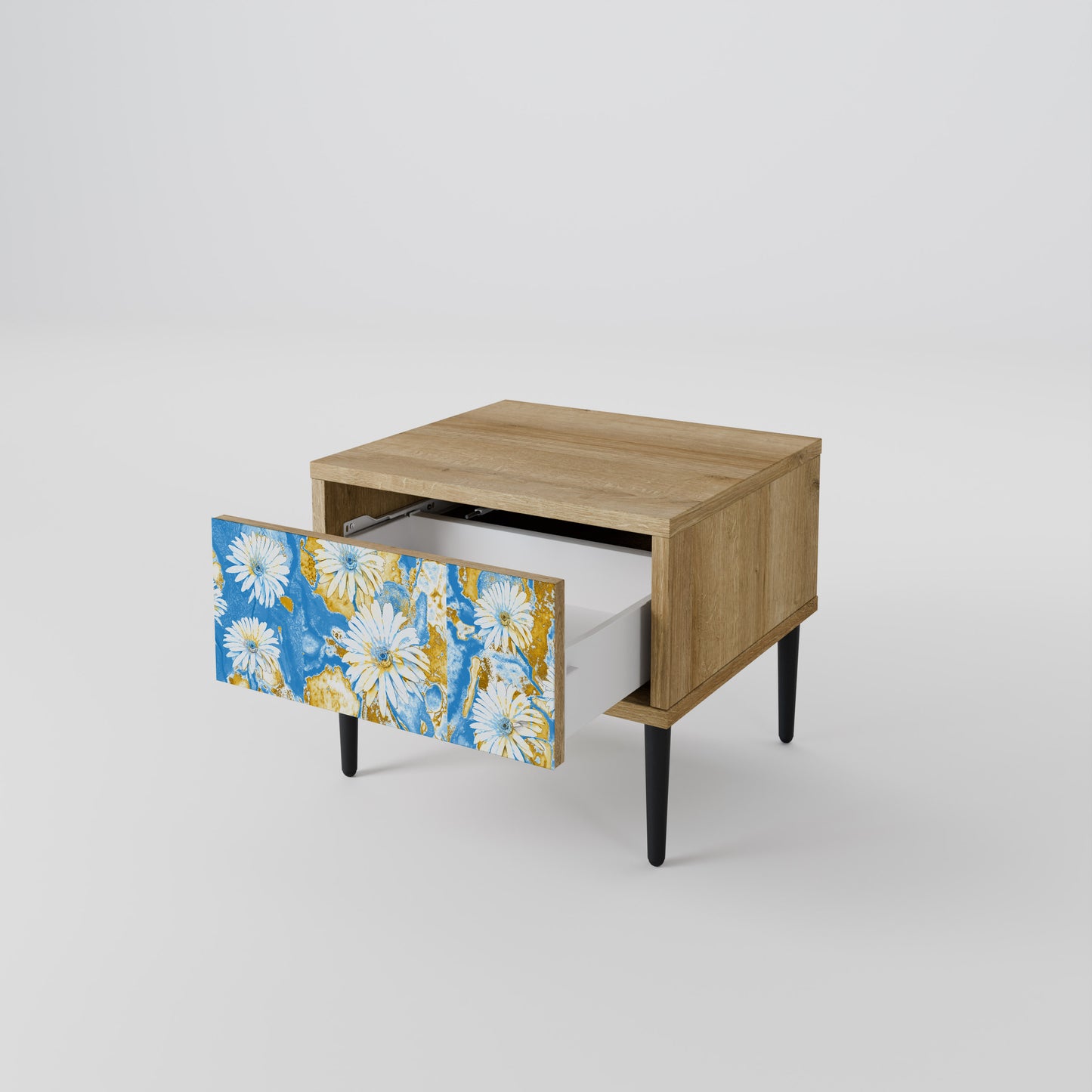 DAISY LUXE Nightstand in Oak Effect