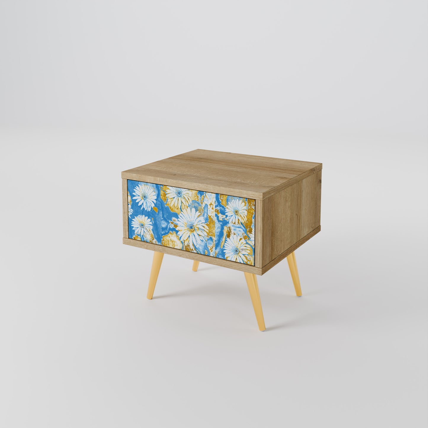 DAISY LUXE Nightstand in Oak Effect