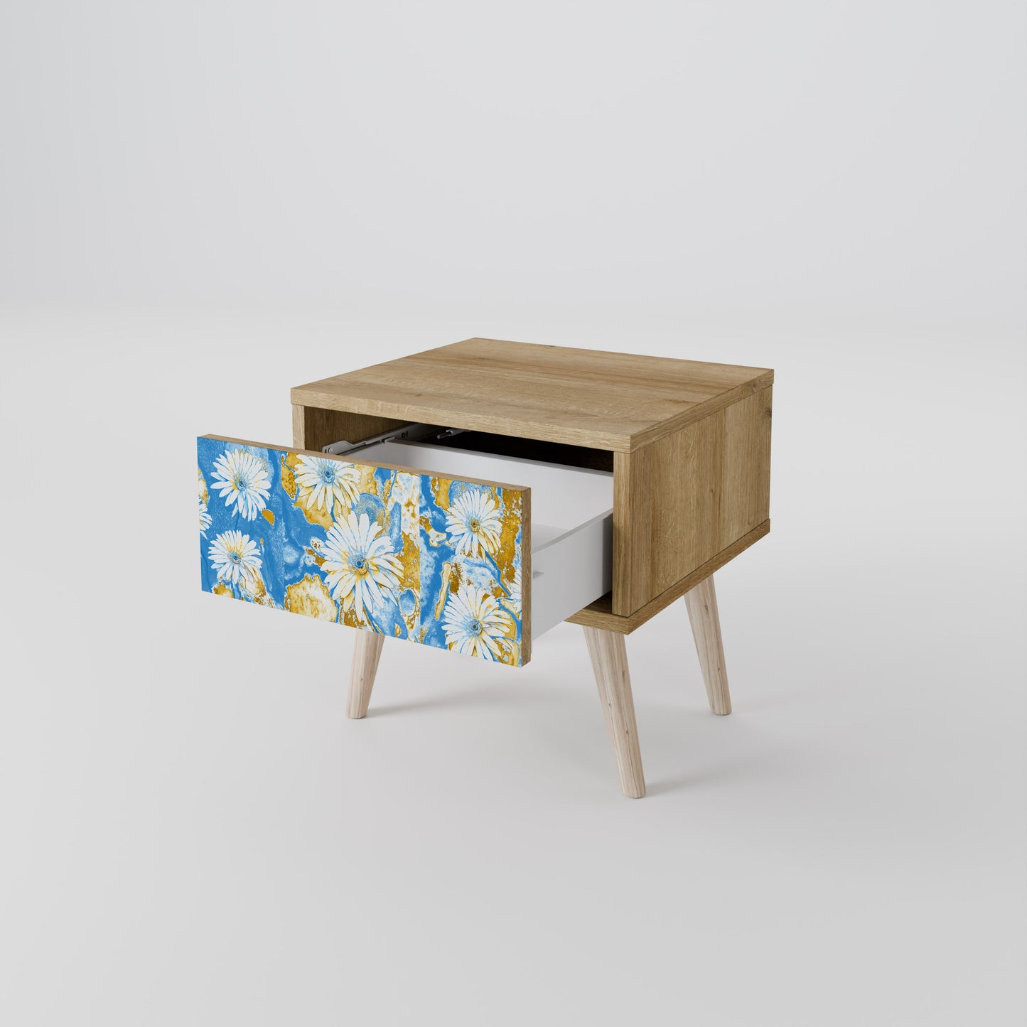 DAISY LUXE Nightstand in Oak Effect