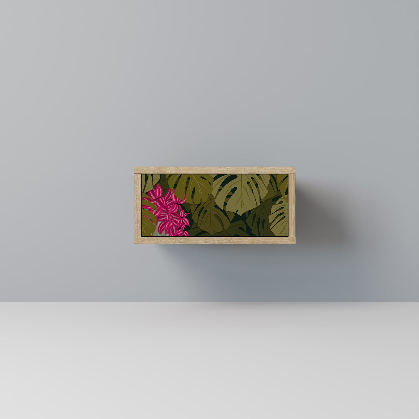 TROPICAL BEAUTY Nattduksbord i ekeffekt