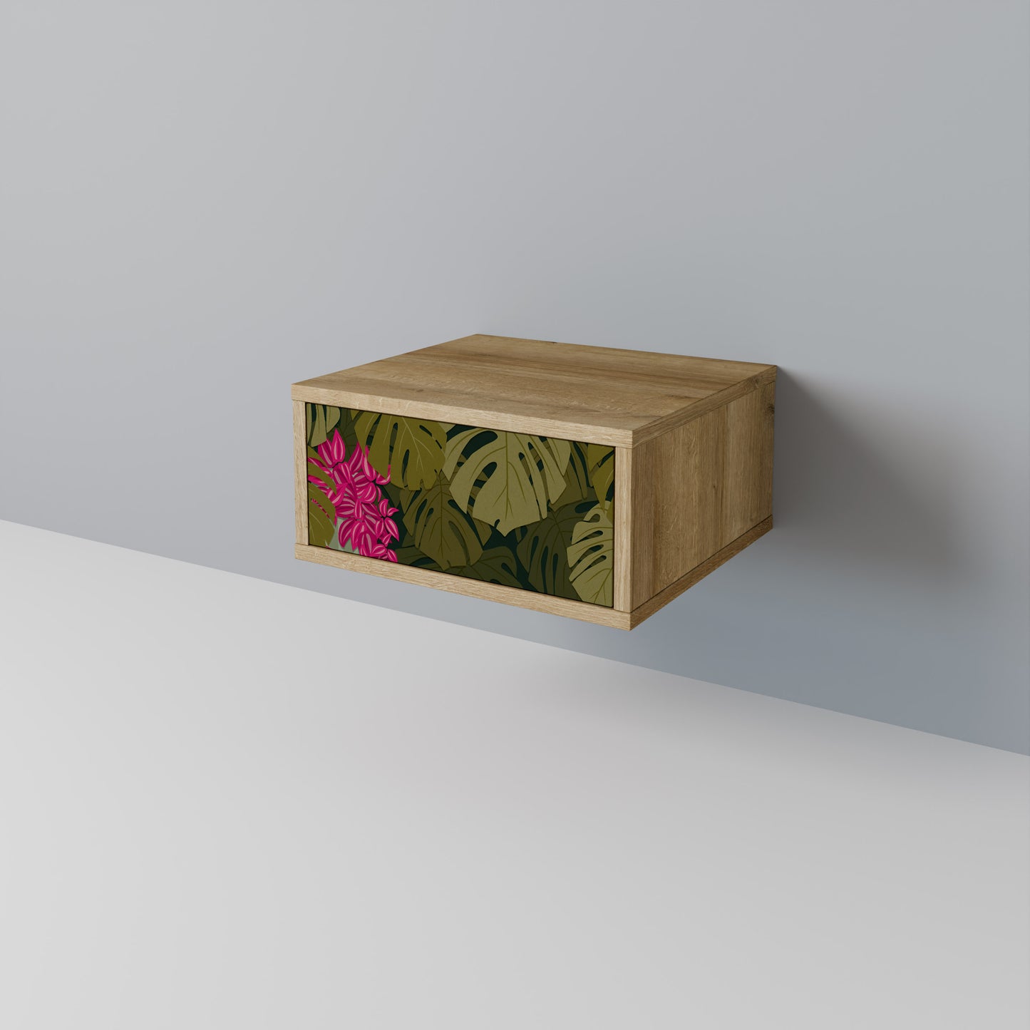TROPICAL BEAUTY Nattduksbord i ekeffekt