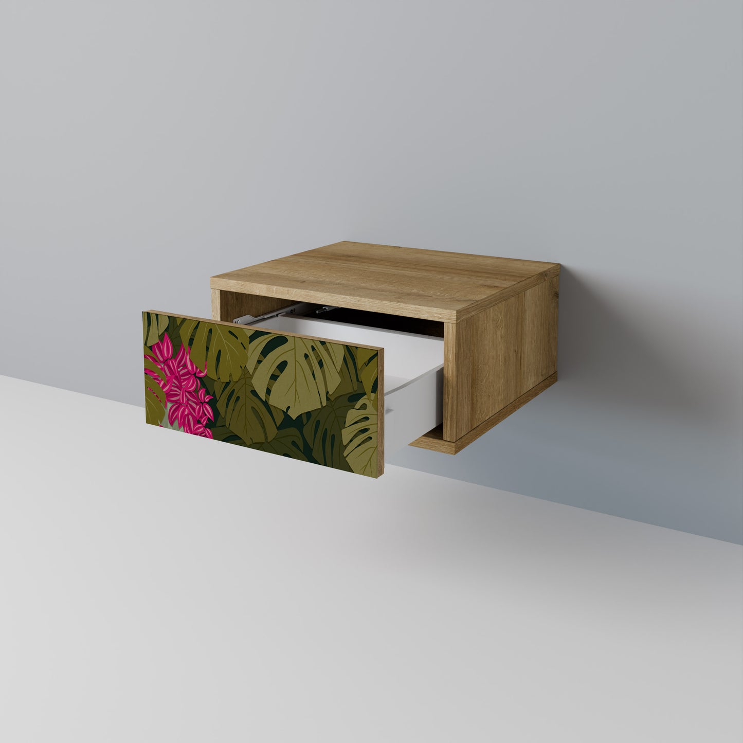 TROPICAL BEAUTY Nattduksbord i ekeffekt