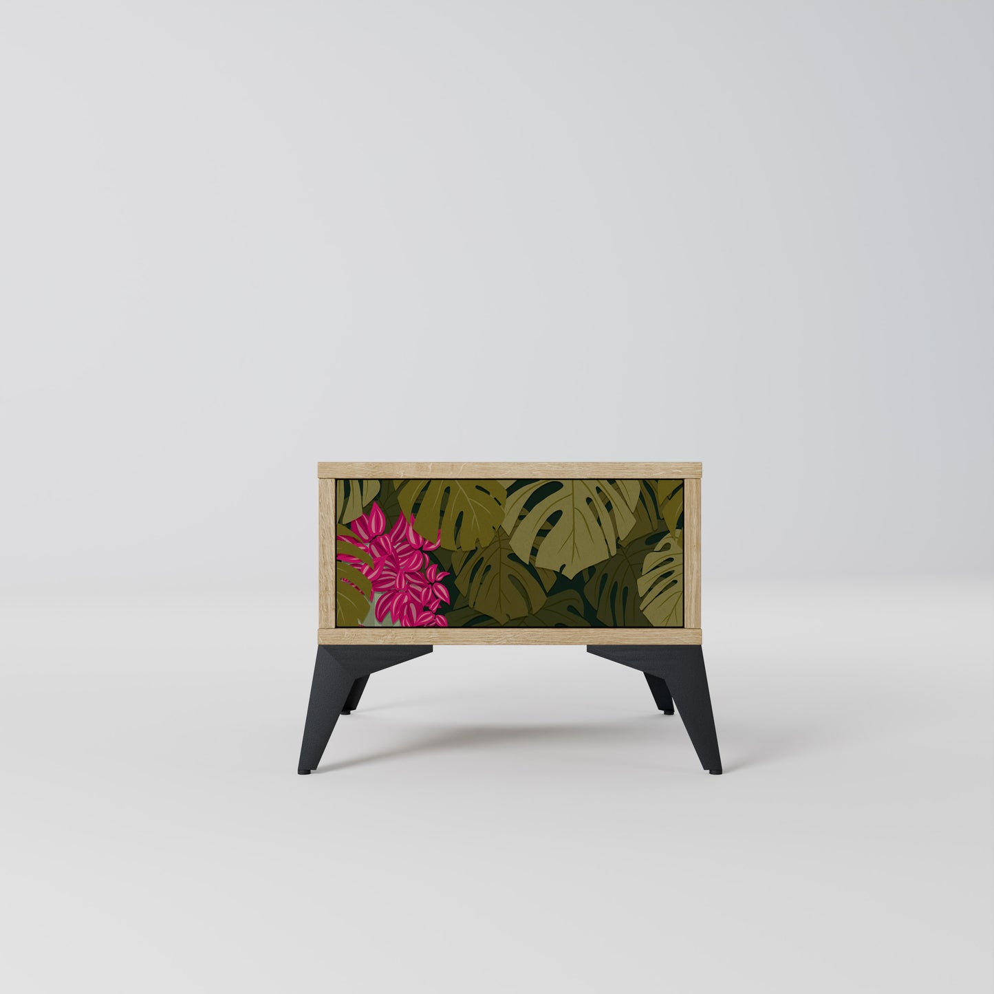TROPICAL BEAUTY Nattduksbord i ekeffekt