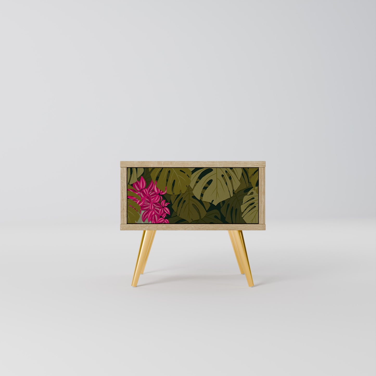 TROPICAL BEAUTY Nattduksbord i ekeffekt