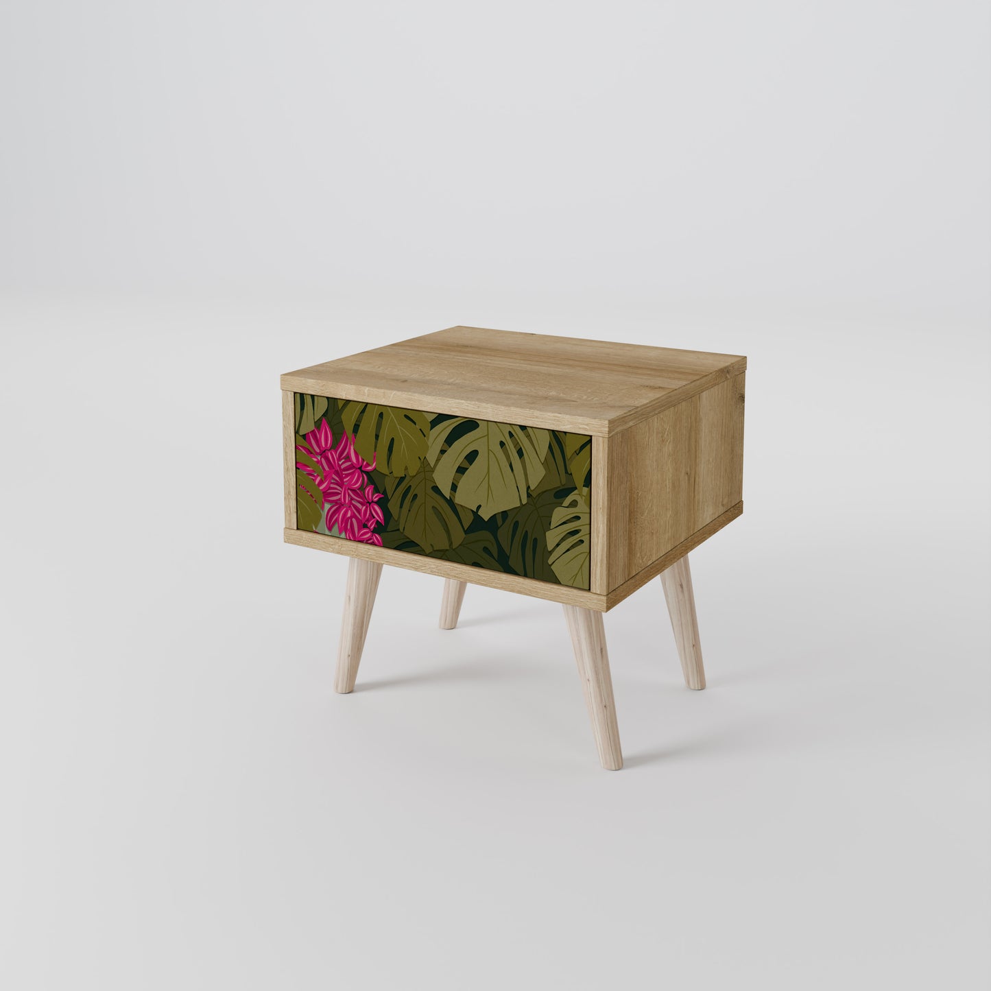 TROPICAL BEAUTY Nattduksbord i ekeffekt