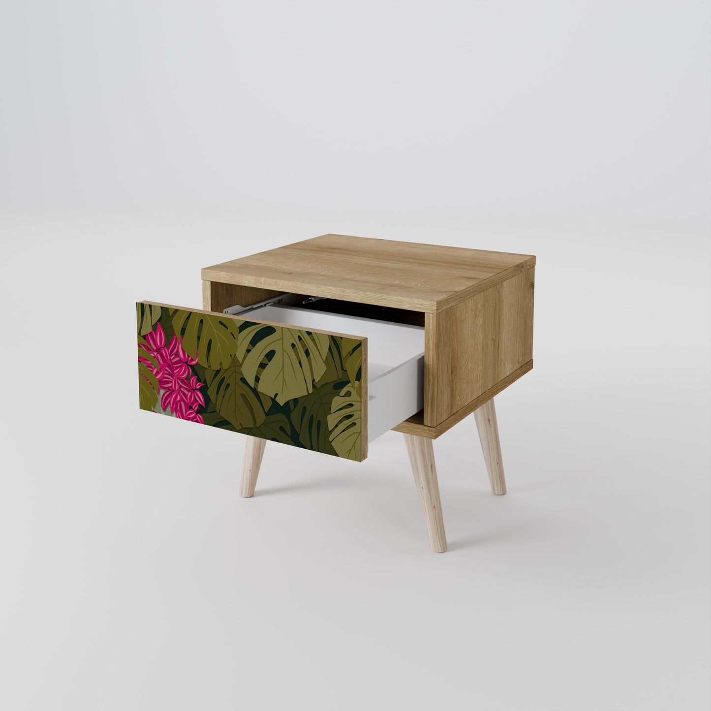 TROPICAL BEAUTY Nattduksbord i ekeffekt