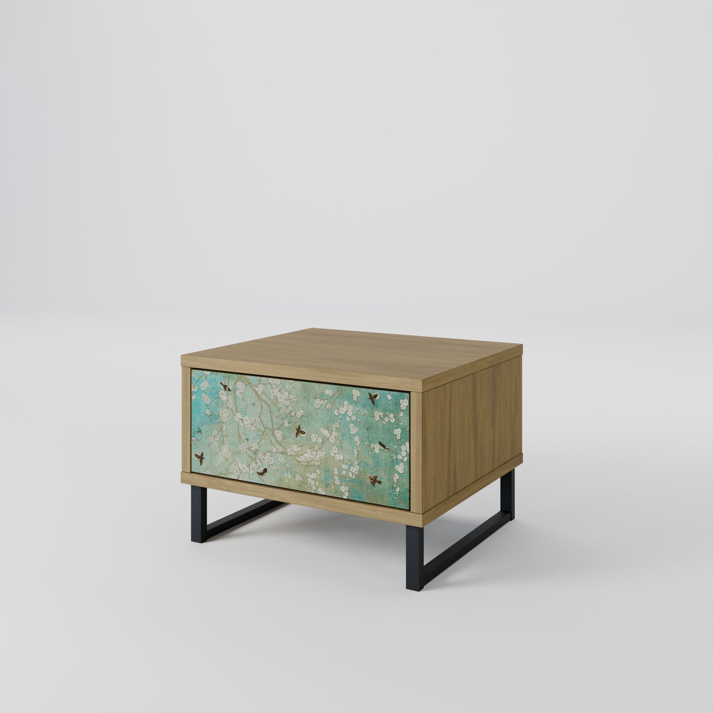 BLOOMING CHARM Nattduksbord i ekeffekt