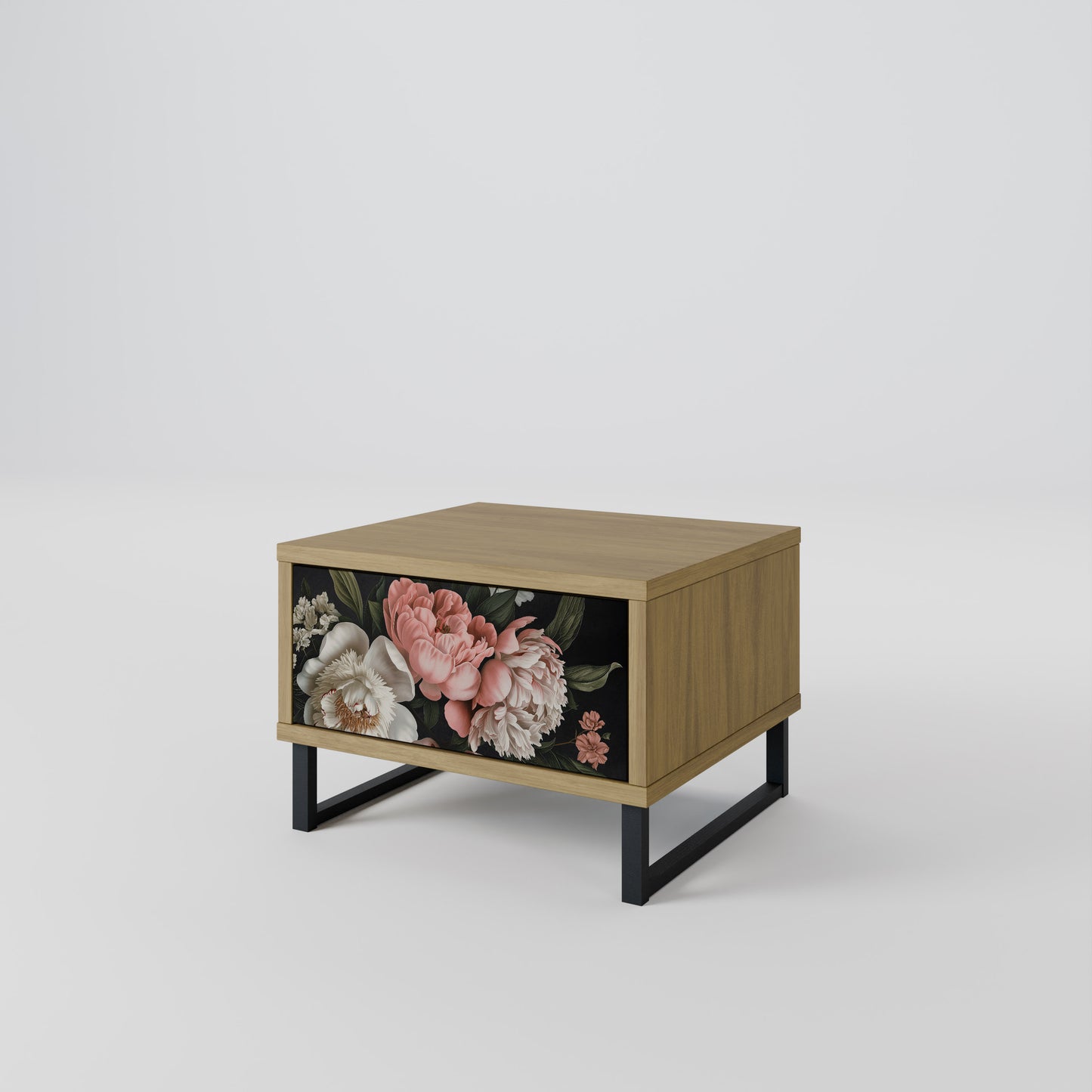 LUSH ELEGANCE Nattduksbord i ekeffekt