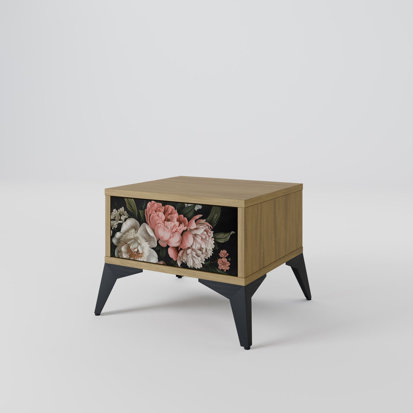 LUSH ELEGANCE Nattduksbord i ekeffekt