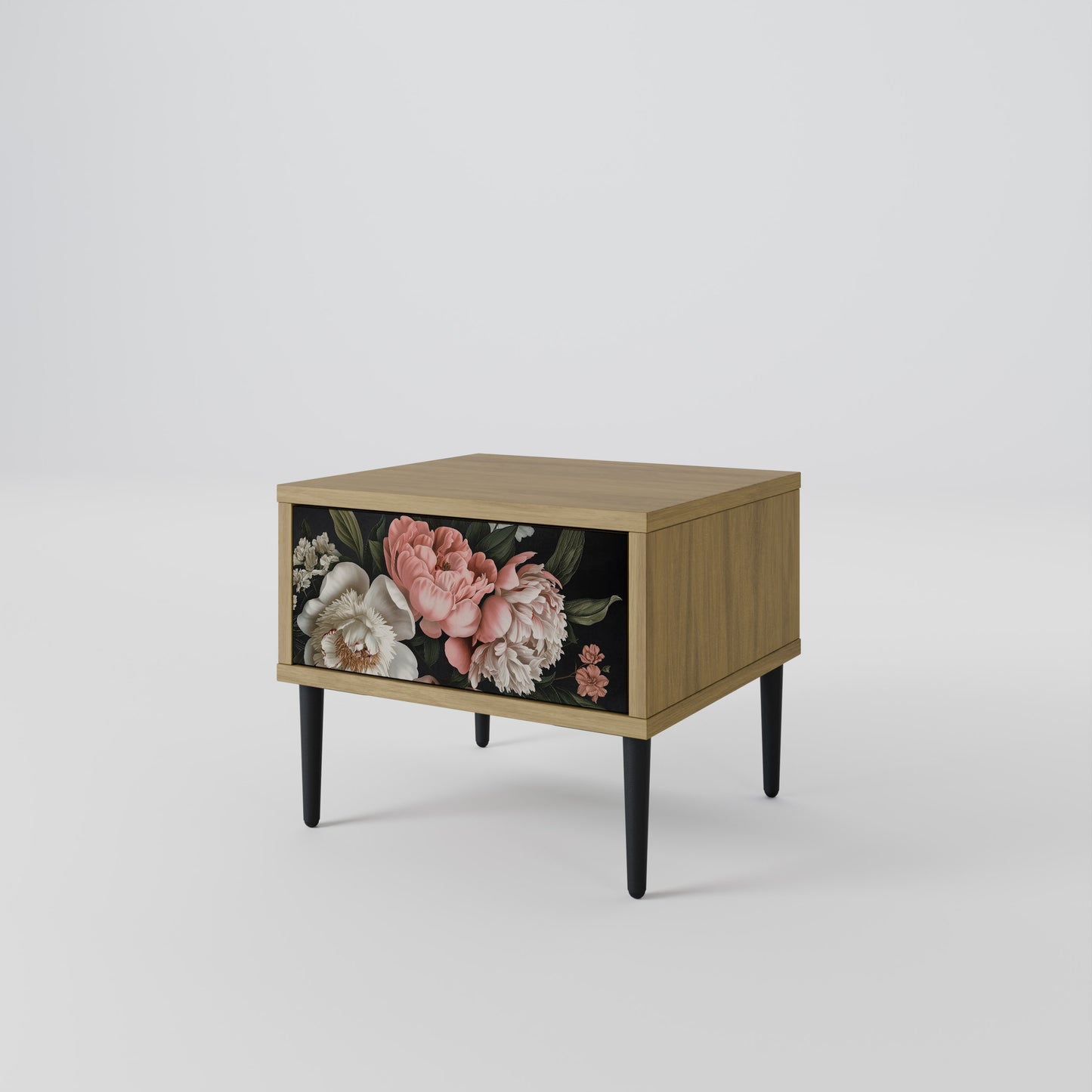 LUSH ELEGANCE Nattduksbord i ekeffekt
