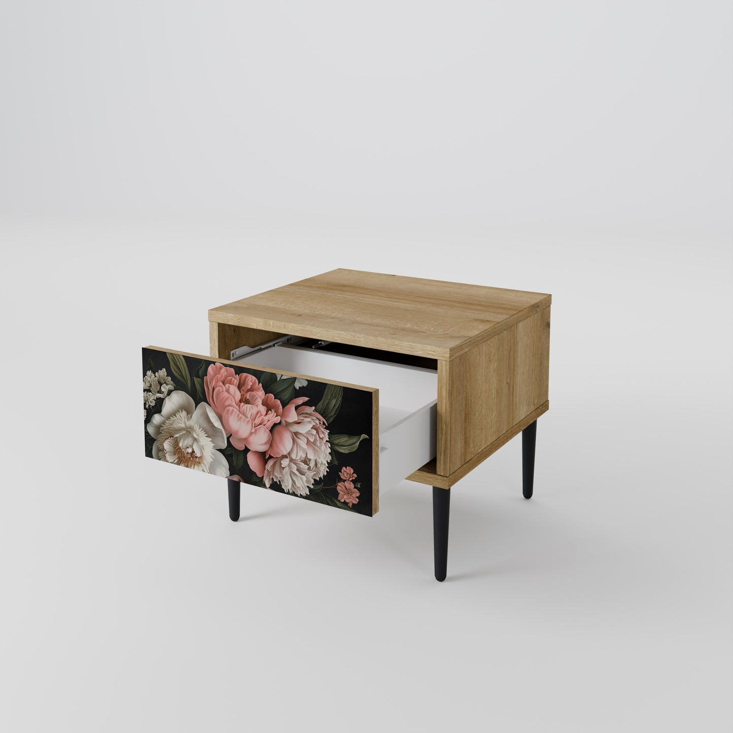 LUSH ELEGANCE Nattduksbord i ekeffekt