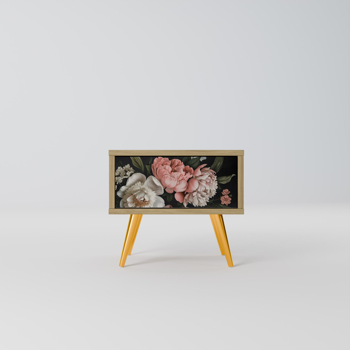 LUSH ELEGANCE Nattduksbord i ekeffekt
