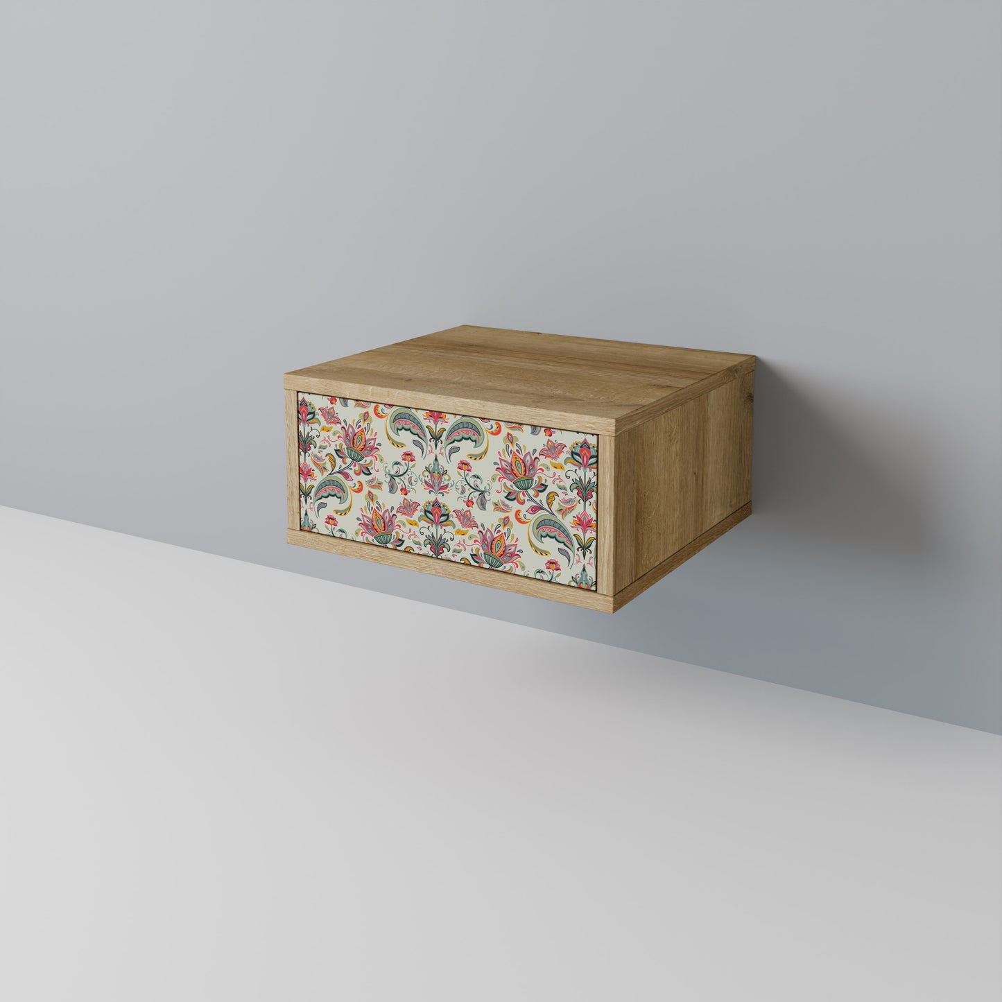 ORGANIC FOLKLORE Nightstand in Oak Effect