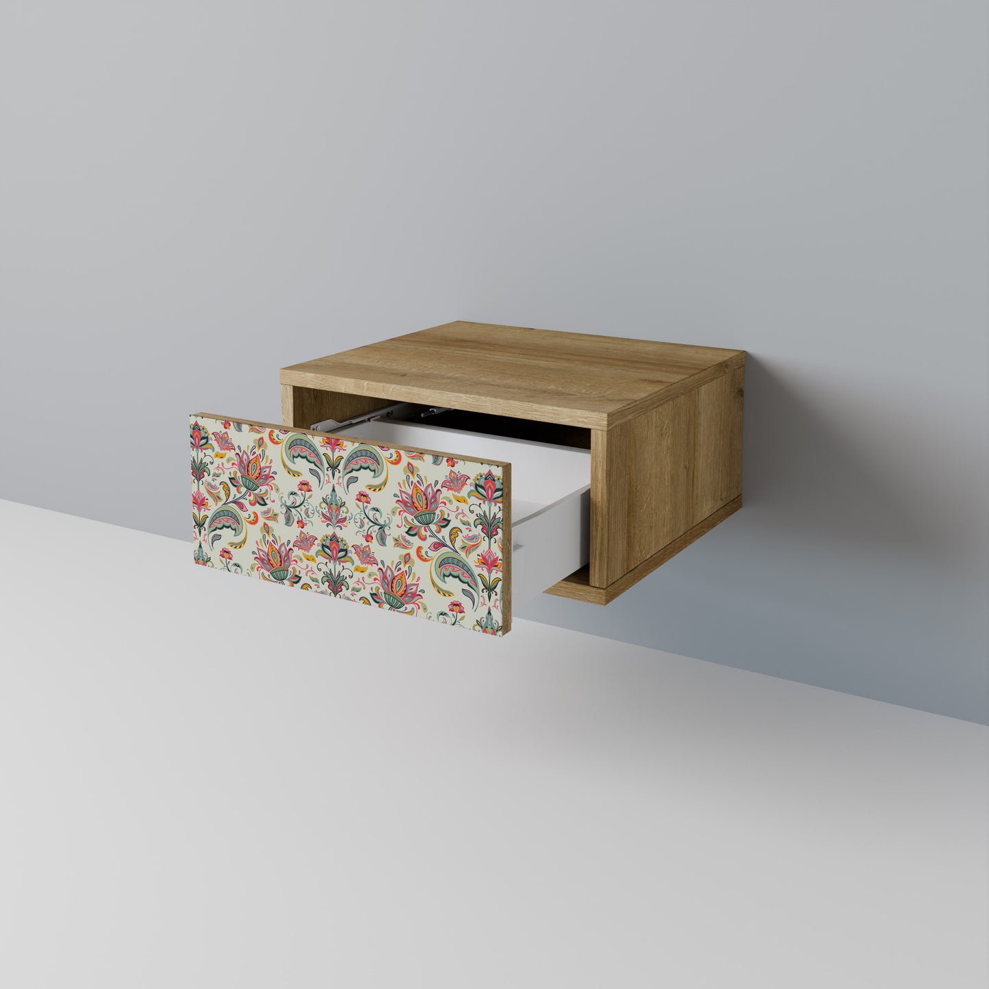 ORGANIC FOLKLORE Nightstand in Oak Effect