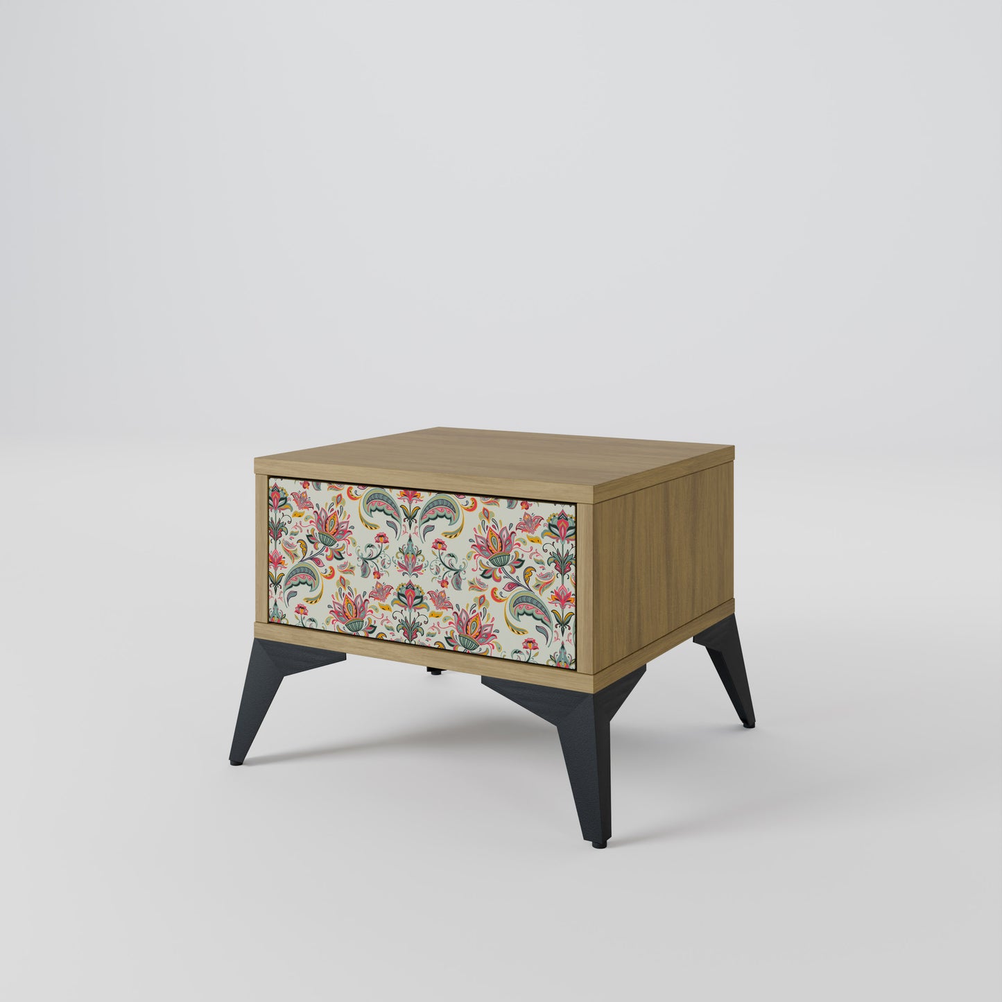 ORGANIC FOLKLORE Nightstand in Oak Effect