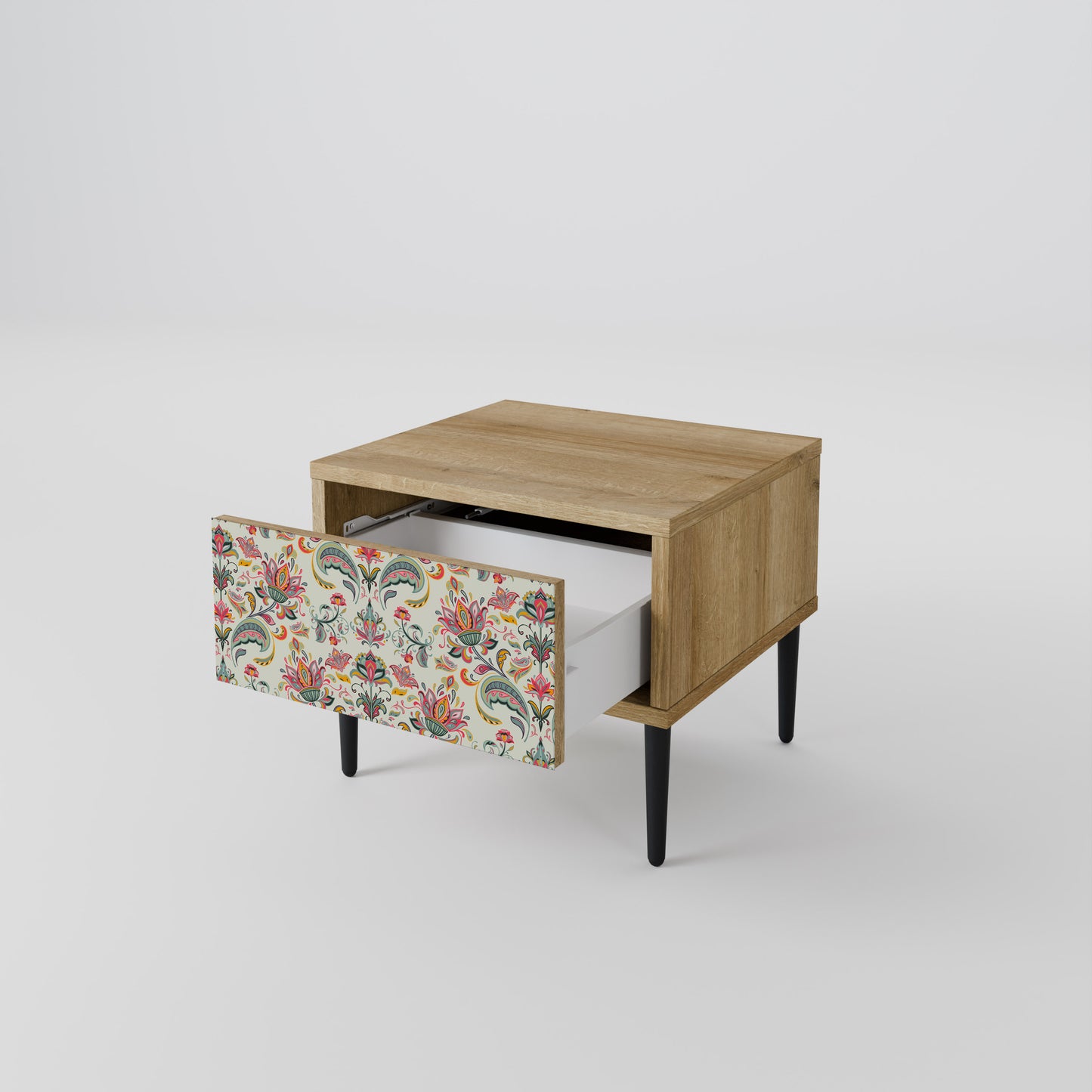 ORGANIC FOLKLORE Nightstand in Oak Effect