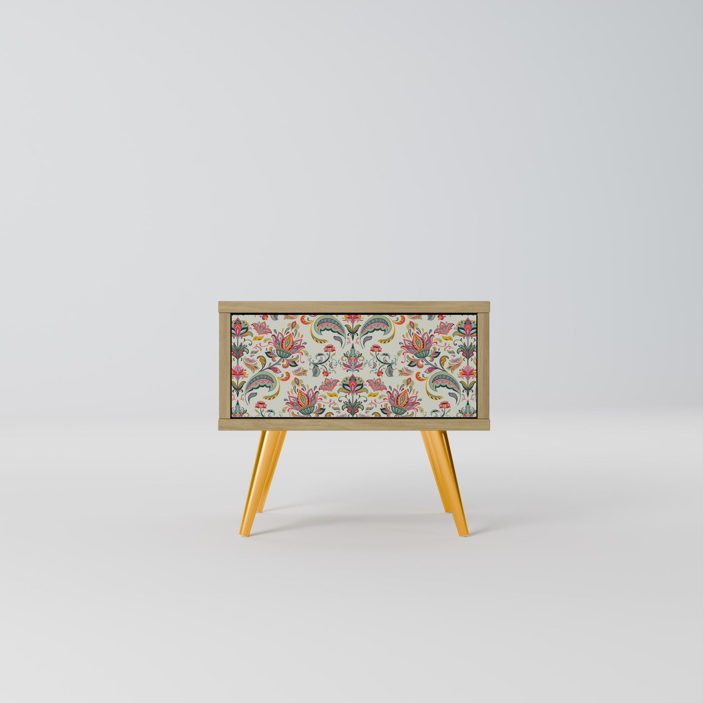 ORGANIC FOLKLORE Nightstand in Oak Effect