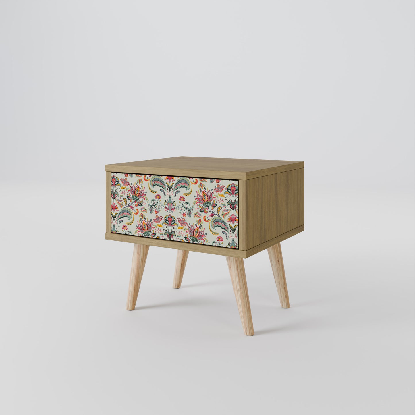 ORGANIC FOLKLORE Nightstand in Oak Effect