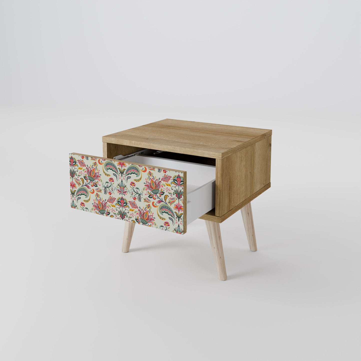 ORGANIC FOLKLORE Nightstand in Oak Effect