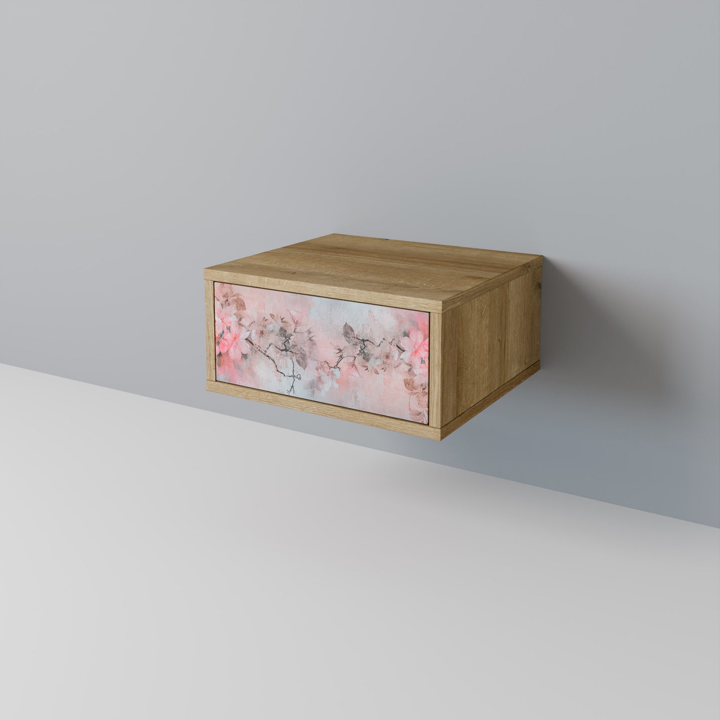 CHERRY BLOSSOM Nightstand in Oak Effect