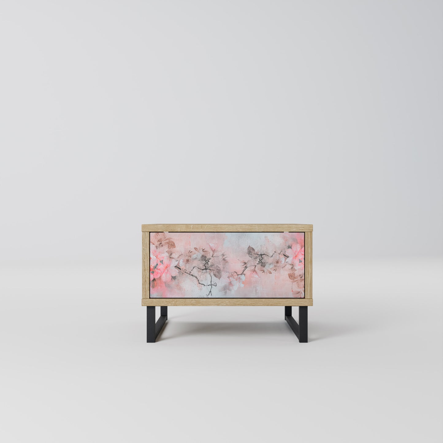CHERRY BLOSSOM Nightstand in Oak Effect
