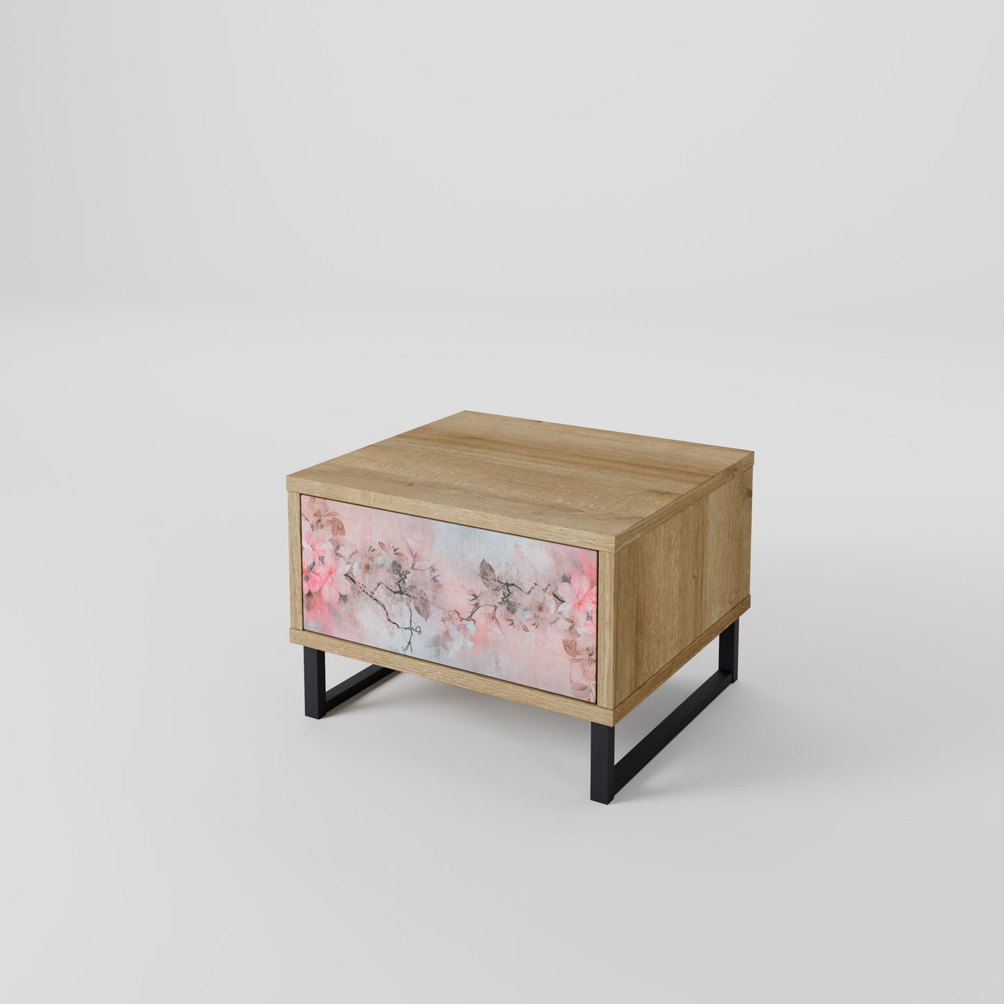 CHERRY BLOSSOM Nightstand in Oak Effect