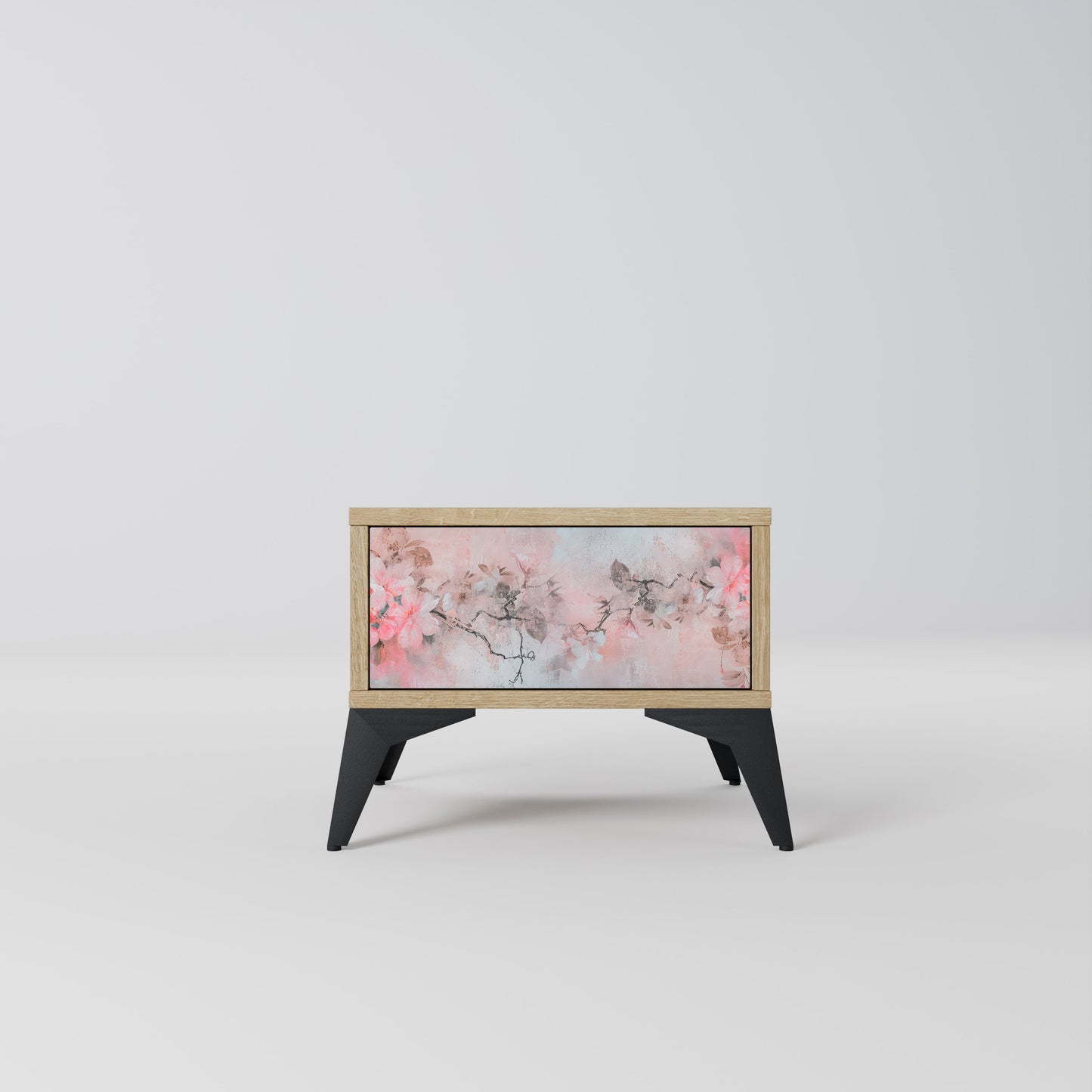CHERRY BLOSSOM Nightstand in Oak Effect
