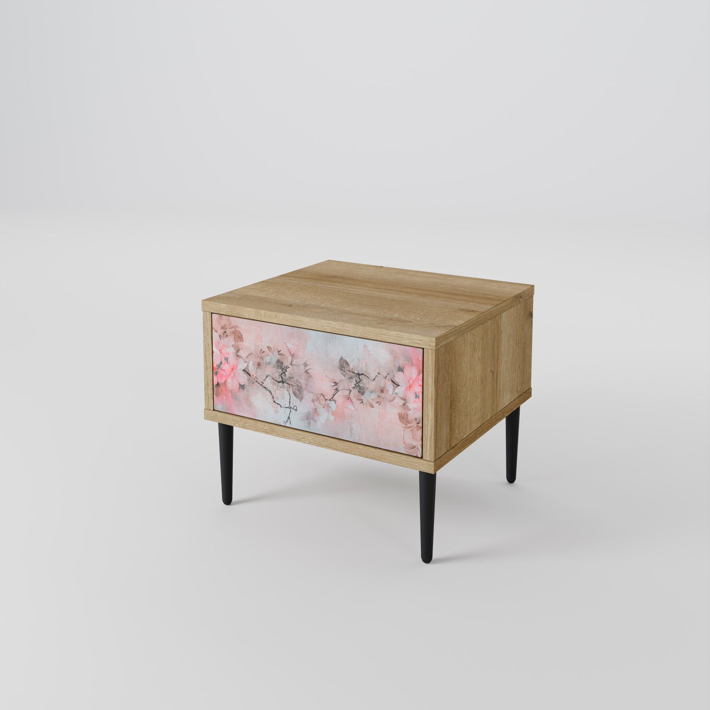 CHERRY BLOSSOM Nightstand in Oak Effect