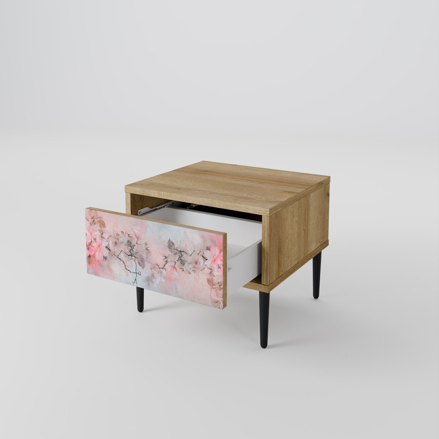 CHERRY BLOSSOM Nightstand in Oak Effect