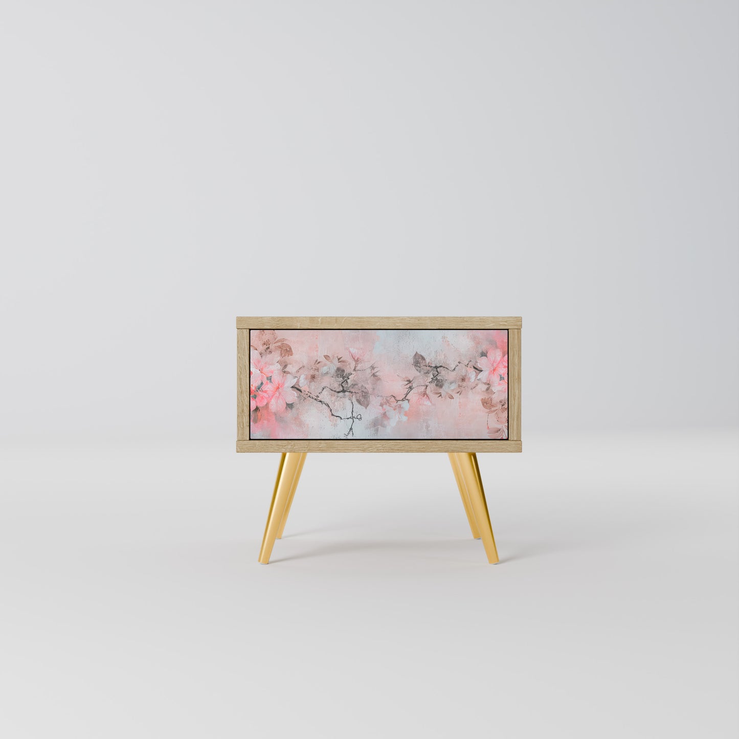 CHERRY BLOSSOM Nightstand in Oak Effect