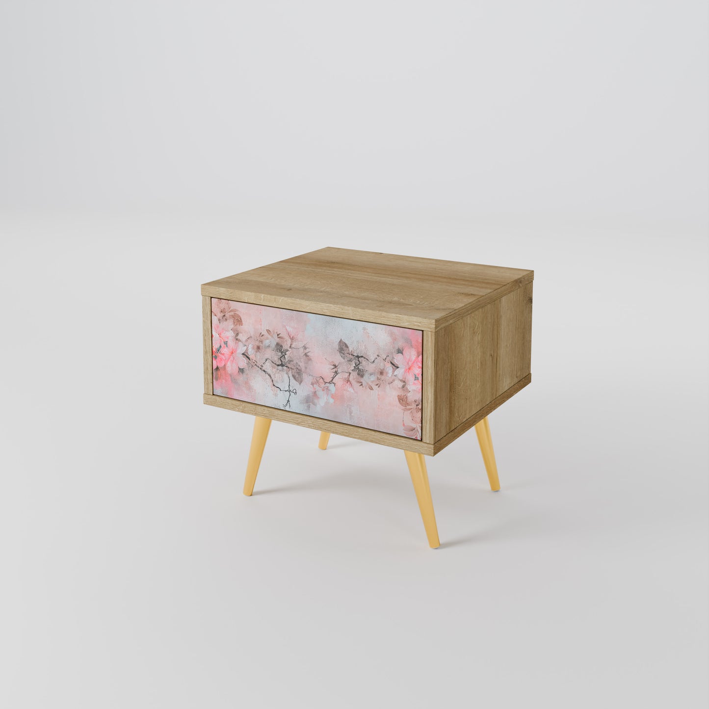 CHERRY BLOSSOM Nightstand in Oak Effect