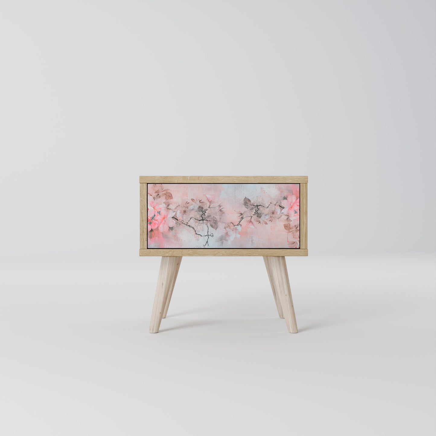 CHERRY BLOSSOM Nightstand in Oak Effect
