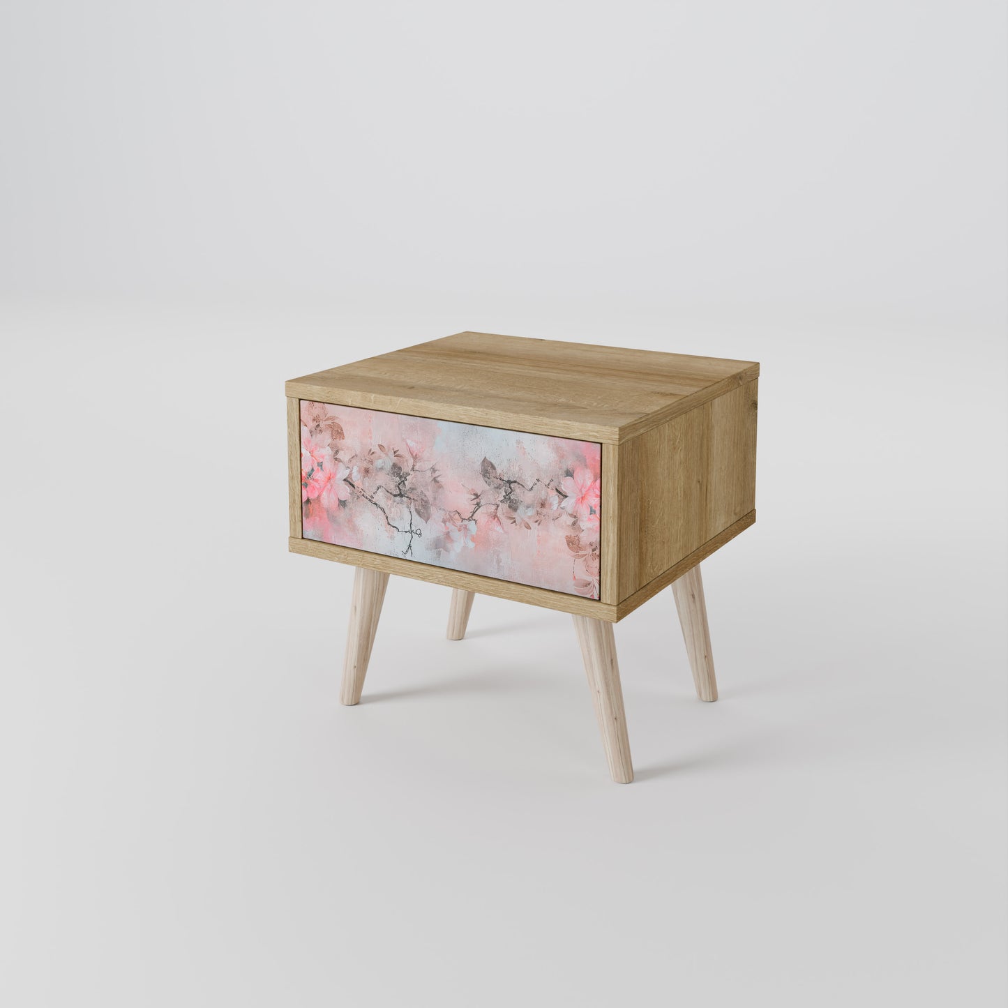 CHERRY BLOSSOM Nightstand in Oak Effect