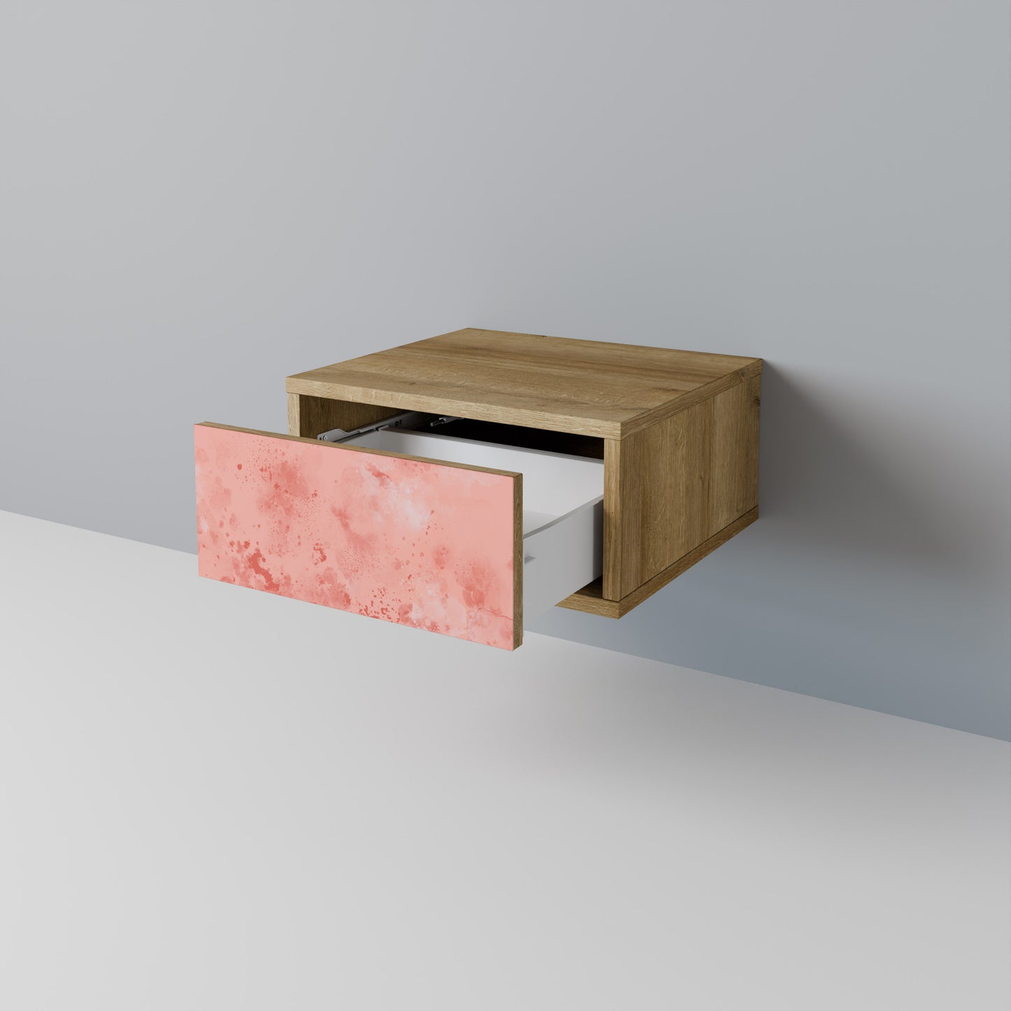 CRANE DANCE Nightstand in Oak Effect
