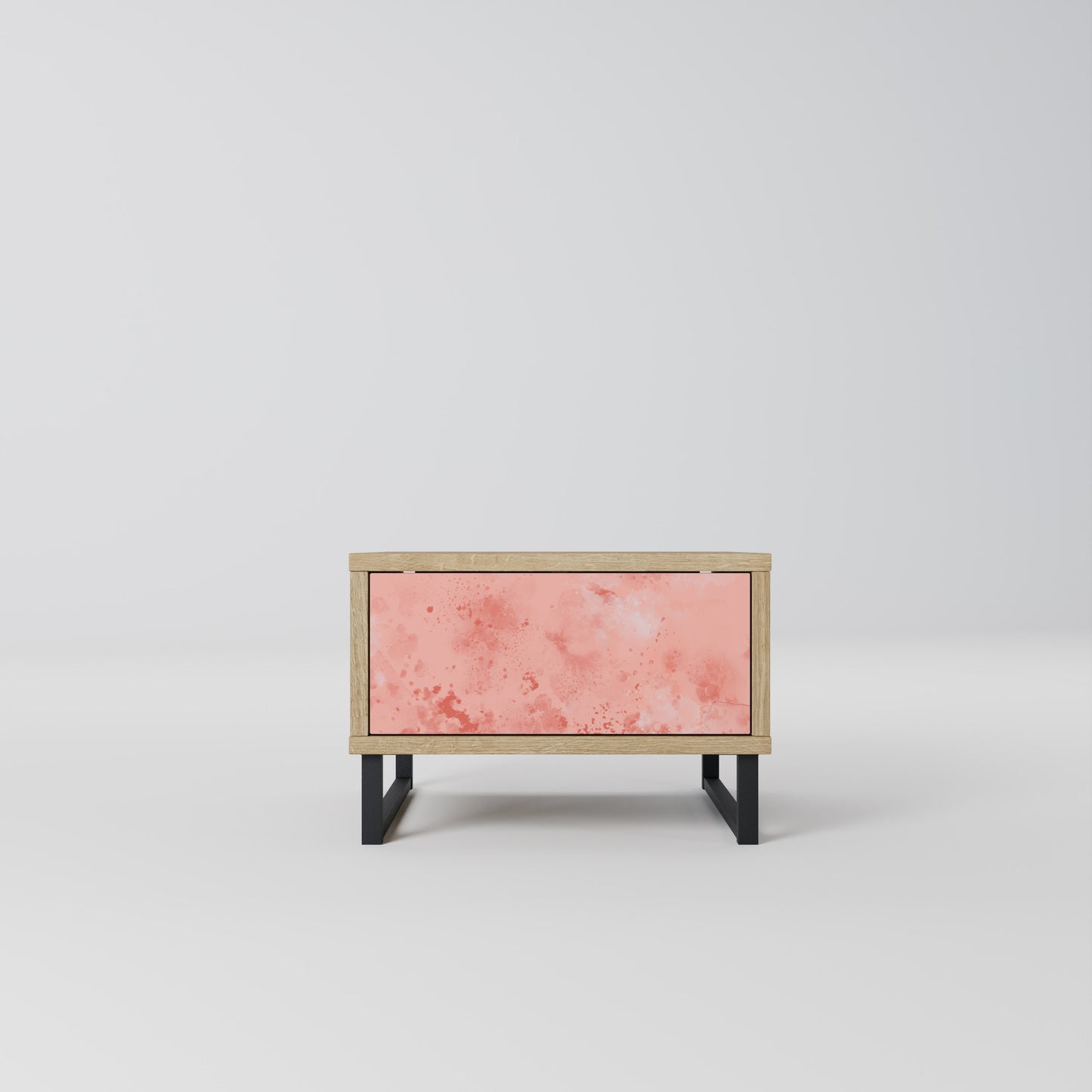 CRANE DANCE Nightstand in Oak Effect