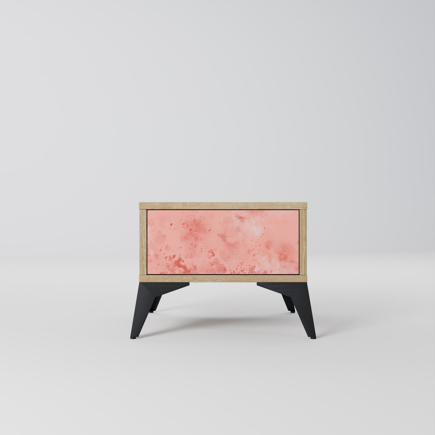 CRANE DANCE Nightstand in Oak Effect