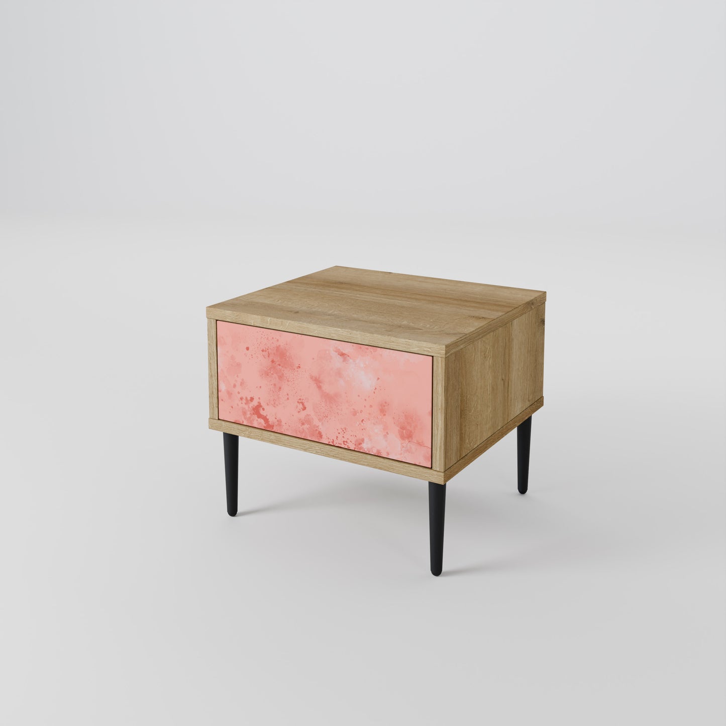 CRANE DANCE Nightstand in Oak Effect