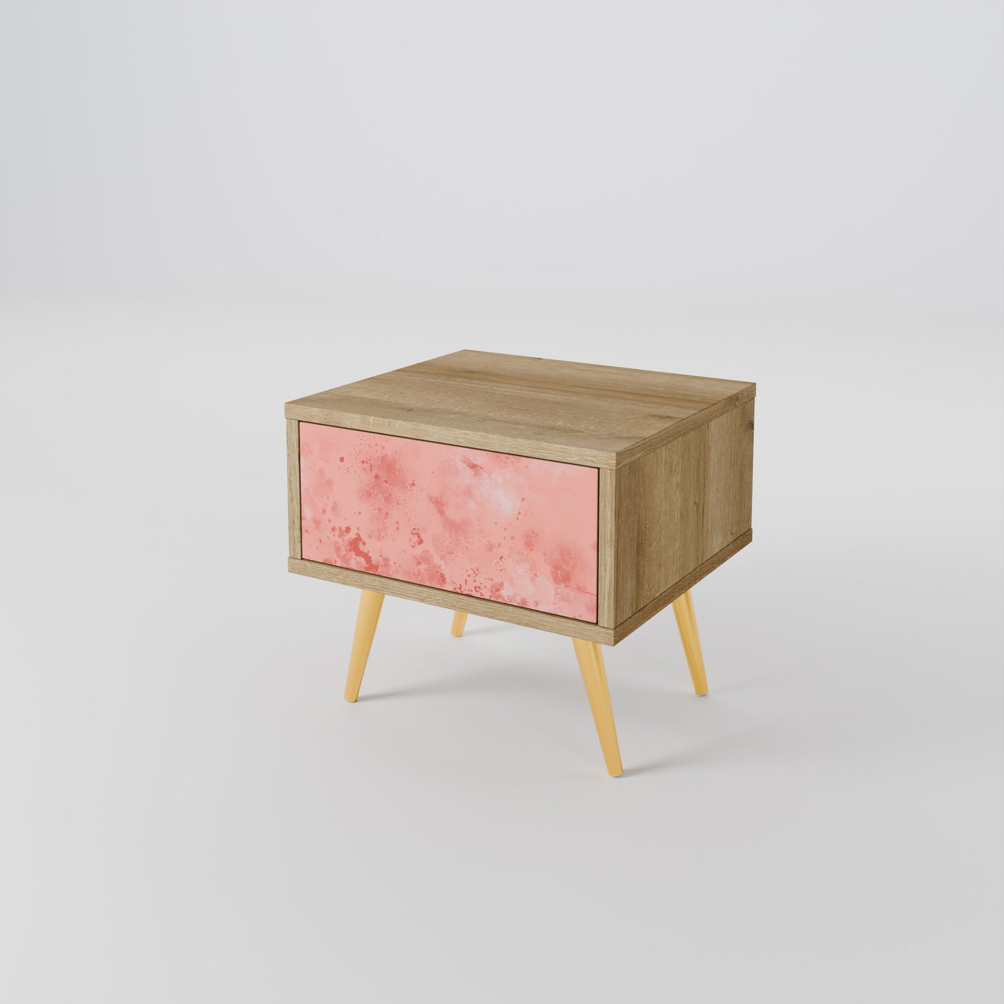 CRANE DANCE Nightstand in Oak Effect