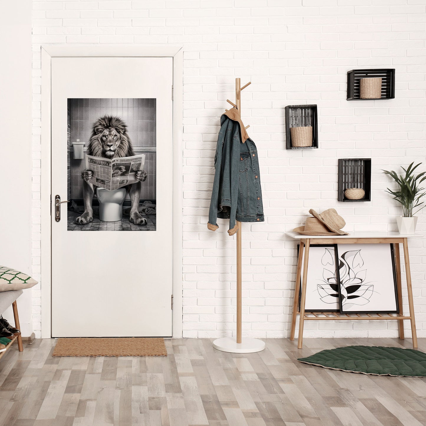 ROAR PRESS REVIEW Peel and Stick Vertical Poster