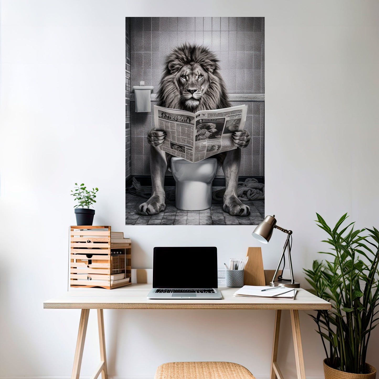 ROAR PRESS REVIEW Peel and Stick Vertical Poster