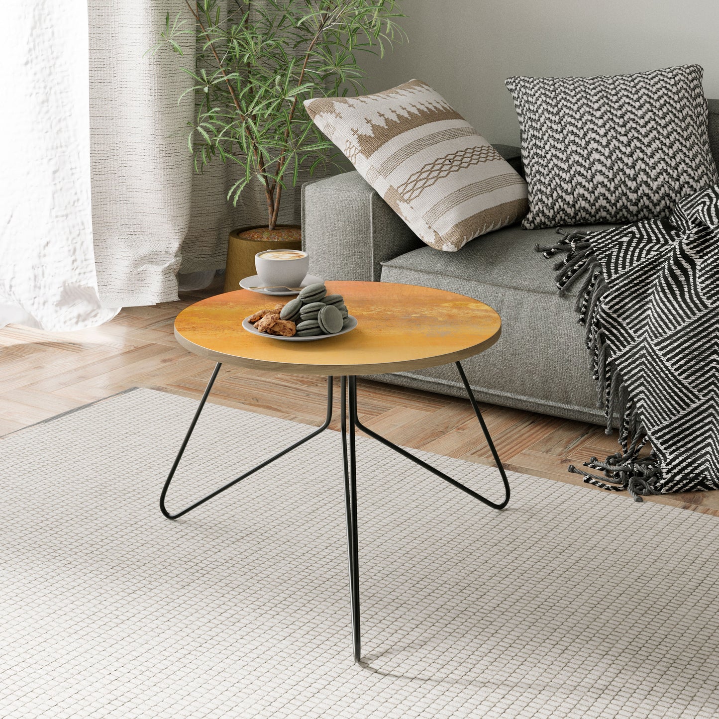 ORANGE IMPRESSION Small Coffee Table